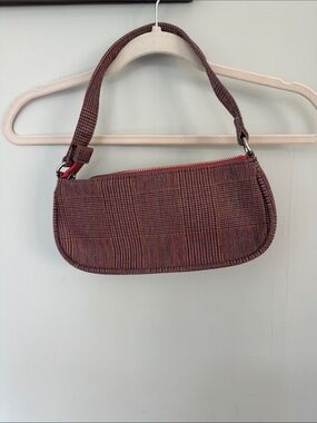 Y2K urban outfitters pink Plaid Shoulder Bag